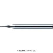 ユニオンツール DLCCOAT2枚刃銅電極加工用ロングネックボール R1×有効長20×刃長1.6×シャンク径4 DLCLB2020-200 (210-3028)