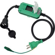 日動 電工ドラム デジタルドラム ボックスタイプ 電圧電流メーター付 アース付 0.9m DMB-E011W