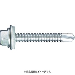 MIYAGAWA ステン板対応ドリルねじ六角シーリング GRX 6X45 4本入 GHX6345AW-PC1