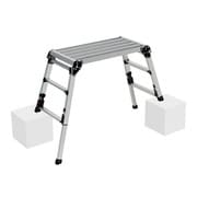 DXJ-W6908A [四脚アジャスト式足場台 上部操作タイプ（スタッピー） DXJ型 天板ワイドタイプ 伸縮2段～3段]