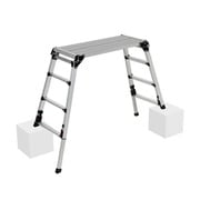 DXJ-W91209A [四脚アジャスト式足場台 上部操作タイプ（スタッピー） DXJ型 天板ワイドタイプ 伸縮3段～4段]