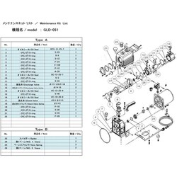 GLD-051 MAINTENANCEKIT B [ULVAC GLD-051用メンテナンスキットB]