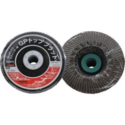 GPF100-A400 [TRUSCO GPトップフラット アランダム #400 Φ100 10枚入]