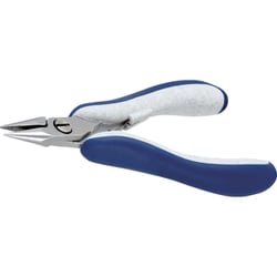 ES6022-CR-BG-IT [idealtek ESD精密プライヤー 半丸 130mm ギザ付]