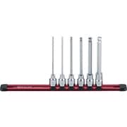 HHB307ML [ミトロイ 3/8 ヘックスソケット ボールポイント ロング ホルダーセット 6コマ7点]