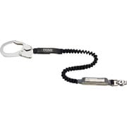 HL-EB [タイタン EXJ伸縮ストラップ式 タイプ1ランヤード ブラック シングル （墜落制止用器具）]
