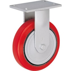 TRUSCO 重量キャスター 固定 200MM 耐湿ウレタン車輪400kgF HR/HM200400RPCI-TG