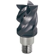 三菱 4枚刃難削材加工用 超硬クーラントホール付制振スクエアヘッド12mm (コート品) EP7020 IMX12S4HV12012S EP7020