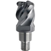 三菱 4枚刃難削材加工用 超硬クーラントホール付制振ラジアスヘッド16mm （コート品） EP7020 IMX16C4HV160R10016S EP7020