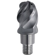 三菱 4枚刃難削材加工用 超硬クーラントホール付制振ボールヘッド25mm (コート品) EP7020 IMX25B4HV25026E EP7020