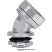 K24BG22 [SANKEI ケイフレックス用 コネクタ ノックアウト接続用 管用平行おねじ付き 45°形]