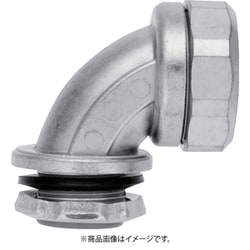 K29BG22 [SANKEI ケイフレックス用 コネクタ ノックアウト接続用 管用平行おねじ付き 90°形]
