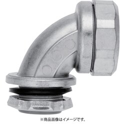 K29BG36 [SANKEI ケイフレックス用 コネクタ ノックアウト接続用 管用平行おねじ付き 90°形]
