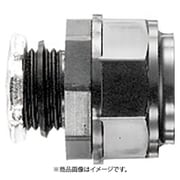 KMBGP22 [SANKEI ケイフレックス用 コネクタ ノックアウト接続用 樹脂性/黒色品 管用平行おねじ付き]