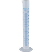 MS100 [TRUSCO メスシリンダー 100ml 青目盛付 PP製]