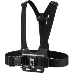 GoPro HERO10/9/8/7/6/5/MAX用 マウント チェスト型 ハーネス AC-MBCH01BK