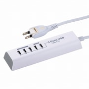 SMP-U55D3-W [USB充電ポート 5ポート 合計5.1A 1.5m]
