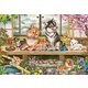 31-525 原井加代美 シバの縁側時間 [ジグソーパズル アートコレクション 1000ピース（完成サイズ：72×49cm）]