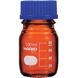 NBB-100-SCI [HARIO 耐熱ねじ口瓶（茶） 100ml]