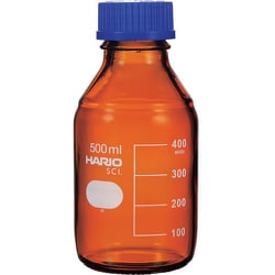 NBB-500-SCI [HARIO 耐熱ねじ口瓶（茶） 500ml]