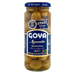 GOYA グリーンオリーブ 種あり 348g