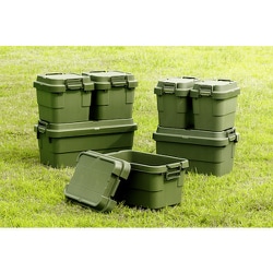 【とくちゃん様】TRUSCO トランクカーゴ ODC-70 70L　4個セット Amazon | TRUSCO(トラスコ) トランクカーゴ 収納ボックス 70L OD