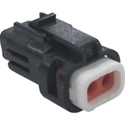 P-CB01A5-05B0-02 [TRUSCO 防水コネクタ プラグハウジング （10個入）芯数5 被覆外径Φ1.3～1.7 黒]