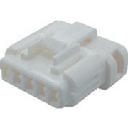 P-CB01A5-05N0-01 [TRUSCO 防水コネクタ プラグハウジング （10個入）芯数5 被覆外径Φ1.0～1.3 白]