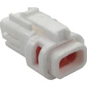 P-CB01A6-05N0-01 [TRUSCO 防水コネクタ ソケットハウジング （10個入）芯数5 被覆外径Φ1.0～1.3 白]