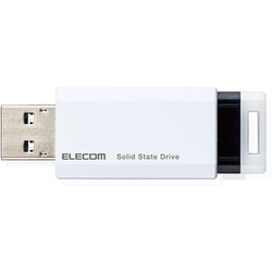 ESD-EPK0250GWH [SSD 外付け ポータブル 250GB 超小型 ノック式 ホワイト USBメモリサイズ]