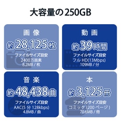 ヨドバシ.com - エレコム ELECOM ESD-EPK0250GWH [SSD 外付け