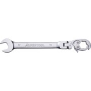 RCW14F [スーパー オープンラチェットレンチ（フレックスタイプ）L：186mm 呼び：14]