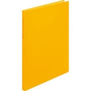 クリアーファイル チャックタイプ 黄 A4タテ 6ポケット 8732Hキイ