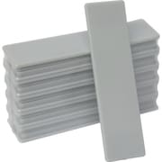 S25-1GL [日本統計機 マグネット式片面名札22X82 灰 （1Pk（袋）=10枚入）]
