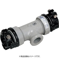 SKXMT32X32 [SKカワニシ 鋼管用継手 SKX枝部めねじ付チーズ 32×32A]