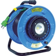 SDW-EK22-10W [日動 電工ドラム 防雨防塵型LEDライトリール（照明付ドラム） 過負荷漏電保護兼用 20m]