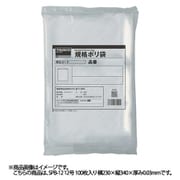 SPB-12 [TRUSCO 規格ポリ袋12号 縦340X横230Xt0.03 100枚入 透明]