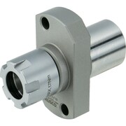 TRUSCO NC旋盤用コレットホルダ ERMフランジタイプコレットホルダSTAR型 シャンク径22 全長63 ER16用 STAR-S22-F10-ER16M-025