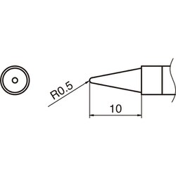 白光 こて先 0.5B型 T36-B2