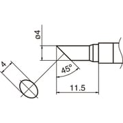 T36-C4 [白光 こて先 4C型]