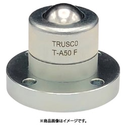 T-A50F [TRUSCO ボールキャスター 切削加工品 フランジタイプ]