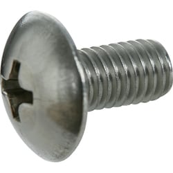 TRUSCO シールアップ[R上]スクリュー トラス型 SUS全ネジ M6X10 ニトリルゴムパッキン付 5本入 SUSC-0610NBR-5