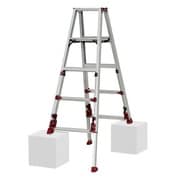 SXJ-150A [四脚アジャスト式専用脚立 上部操作タイプ（スタッピー） SXJ型 5段（伸縮4～5尺）]