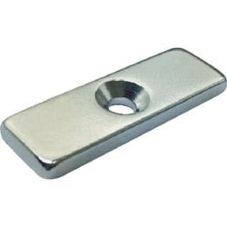TRUSCO ネオジム角形 皿ねじ穴付 7MM×7MM×5MM M1.6 1個入り T07K05-M1.6