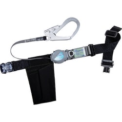 TB-TRL-OT593-BLK-M-BP [ツヨロン 胴ベルト型墜落制止用器具 ツーウェイリトラ 軽量ワンタッチ型 黒 Mサイズ]