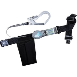 TB-TRN-OT599-BLK-M-BP [ツヨロン 胴ベルト型墜落制止用器具 ツーウェイリトラ ワンタッチ型 黒 Mサイズ]