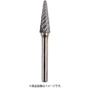 TCBINX4700 [NRS 超硬バー テーパーs-inoxカット 刃径12×刃長30×軸径6×軸長45 ロー付]