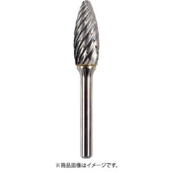 TCBINX5600 [NRS 超硬バー 楕円s-inoxカット 刃径12×刃長32×軸径6×軸長45 ロー付]