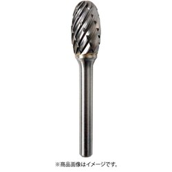 TCBINX5700 [NRS 超硬バー タマゴs-inoxカット 刃径12×刃長22×軸径6×軸長45 ロー付]