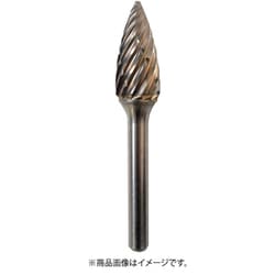 TCBINX6500 [NRS 超硬バー トンガリs-inoxカット 刃径10×刃長19×軸径6×軸長46 ロー付]